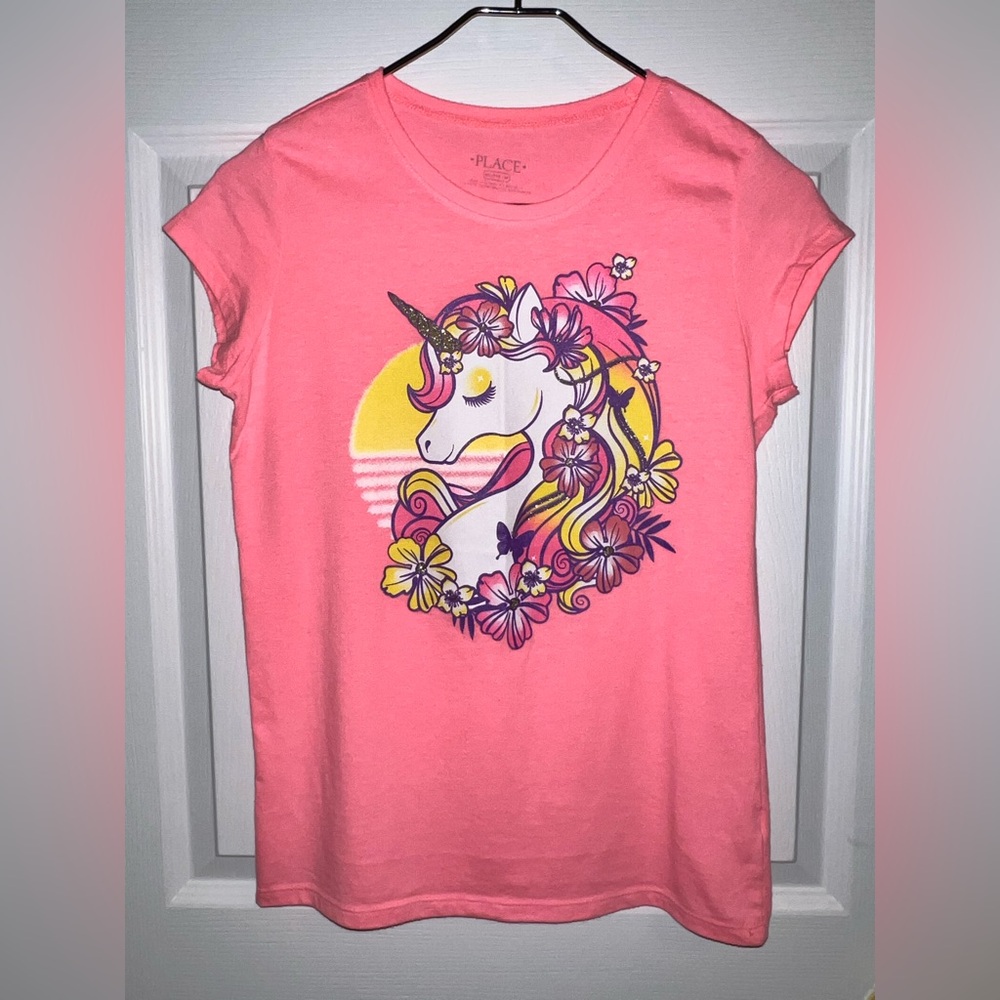 Girl’s sz 16 Unicorn Graphic Tee